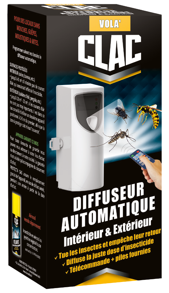 Diffuseur Automatique Insecticide Anti-Volants