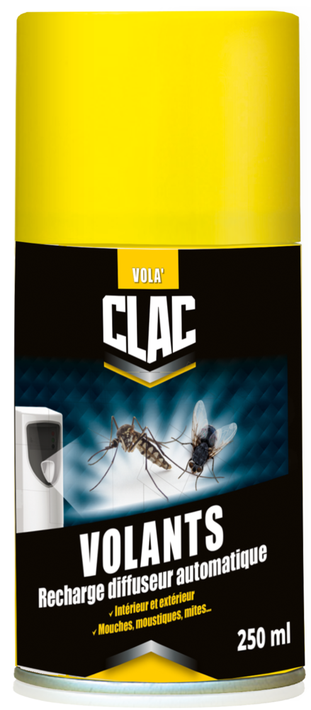 Recharge anti-volants 250 ml TP18 pour diffuseur automatique, efficace contre les nuisibles en extérieur