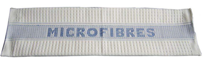 Serpillière Gaufrée Microfibres 50 x 60 cm Blanche