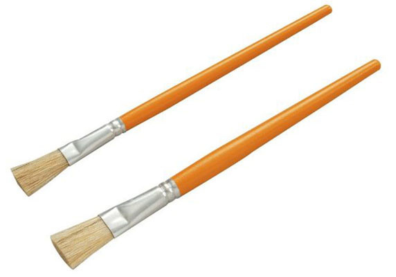 Pinceaux raccord lot de 2 sous pochette pour peinture et retouches fines