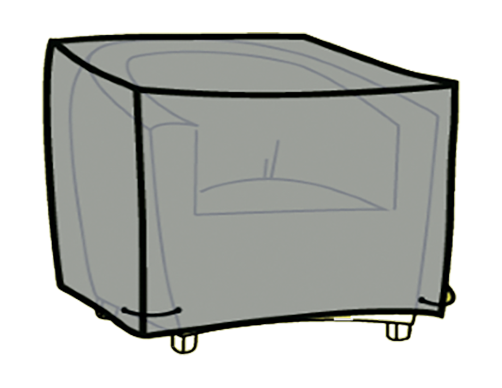 Housse de protection imperméable et résistante aux UV pour fauteuil de jardin extérieur