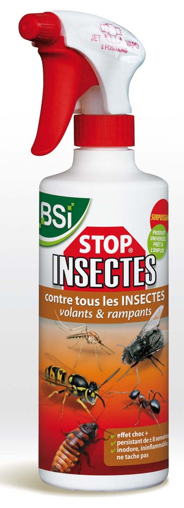 Pulvérisateur insecticide Stop Insectes Universel 500 ml pour éliminer tous les nuisibles du jardin