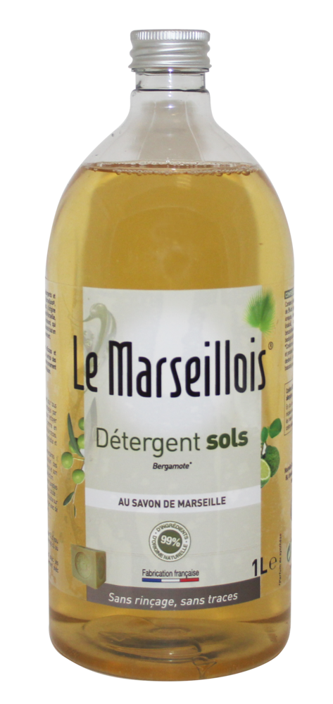 Flacon de détergent liquide pour sols durs sans rinçage, 1 litre