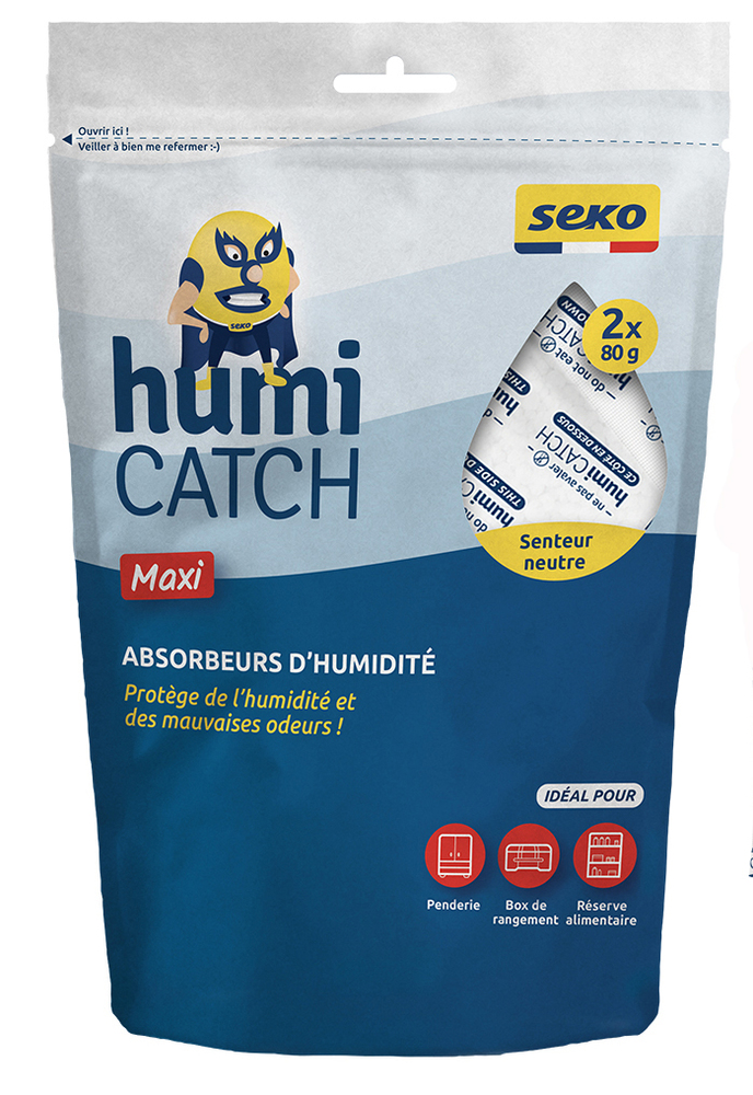 Humicatch Absorbeurs Maxi 80 g Paquet de 2 Sachets