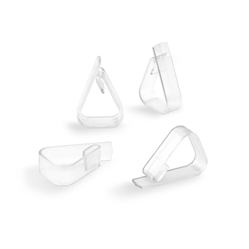 Pince Attache Nappe Transparent Lot de 4