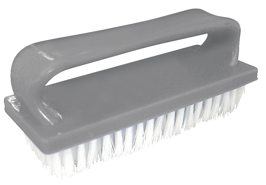 Brosse à Ongles avec poils rigides, manche ergonomique pour un nettoyage efficace des mains et ongles.