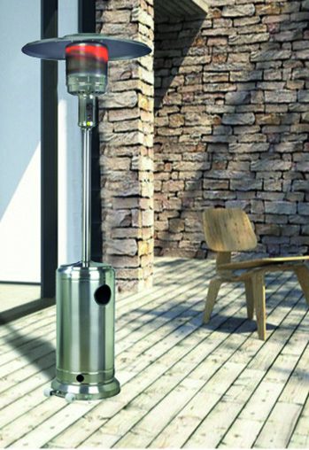 Chauffage Gaz Parasol Inox 12KW