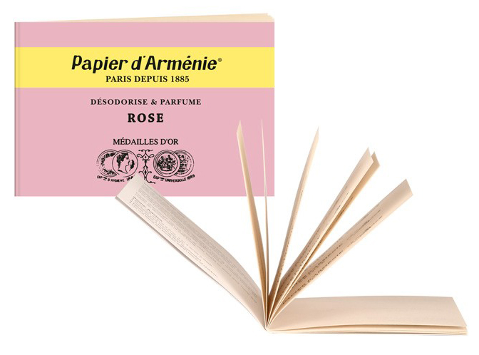 Papier d'Arménie Rose Boite de 30 Carnets Roses
