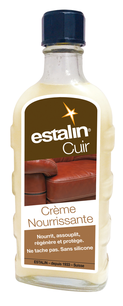 Crème nourrissante Cuir 125 ml pour l'entretien et la protection des articles en cuir.