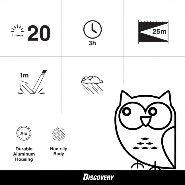 GP Discovery Lampe de Poche Vole CK12 Sous Blister