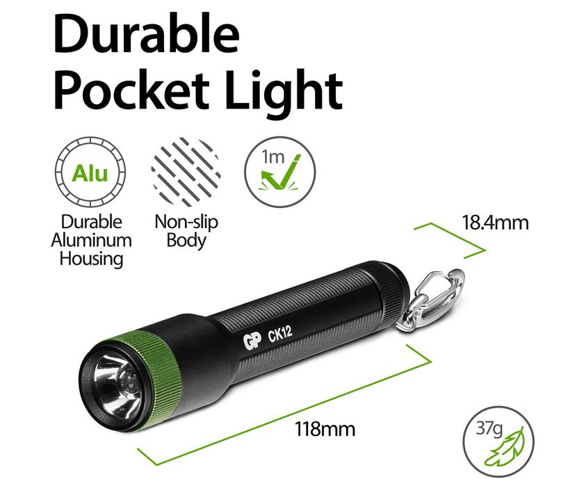 GP Discovery Lampe de Poche Vole CK12 Sous Blister