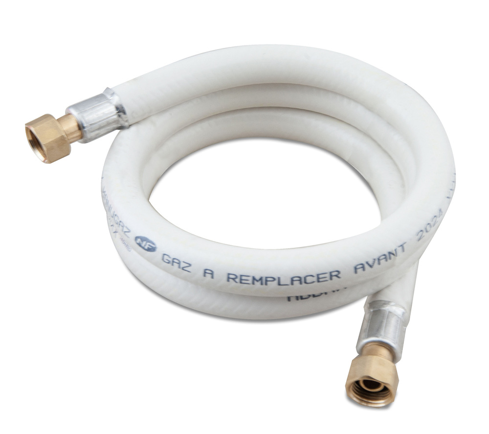 Tuyau Flexible Souple Gaz Naturel MANUGAZ à Visser - 10 ans en Blister