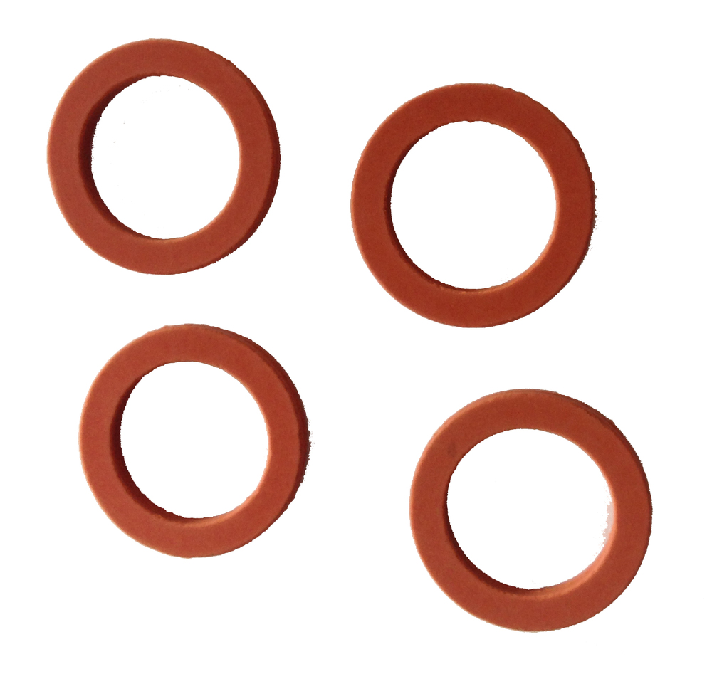 Joints Rouges Pour Flexibles Butane/Propane Lot de 4 en Sachet