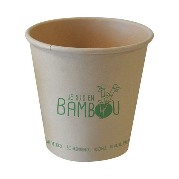 Gobelets en Bambou 10cl Paquet de 50