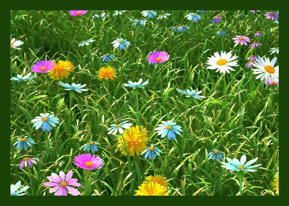 Tapis d'accueil Création Grassfiel vert 50 x 80 cm imitation gazon