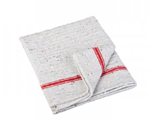 Serpillère traditionnelle gaufrée écrue en coton 60 x 100 cm pour le nettoyage des sols