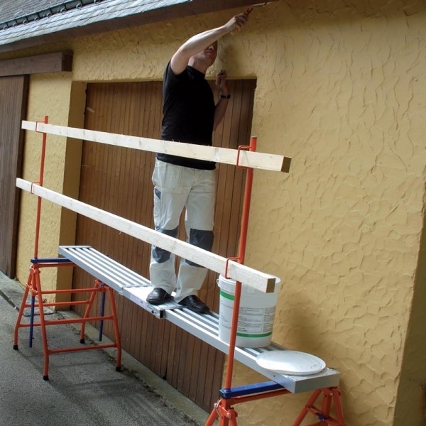 Tréteau Métal Réglable et Téléscopique 60 cm