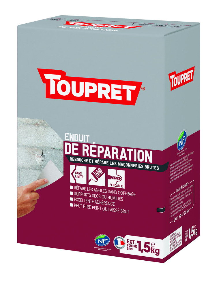 Enduit de Réparation Poudre 1.5 kg