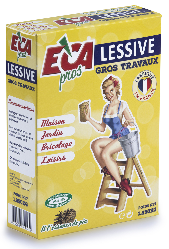 Paquet de lessive Gros Travaux 1.25 kg à l'Essence de Pin