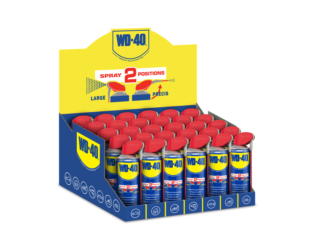 WD-40 30 Aérosols Double Position 400 ml