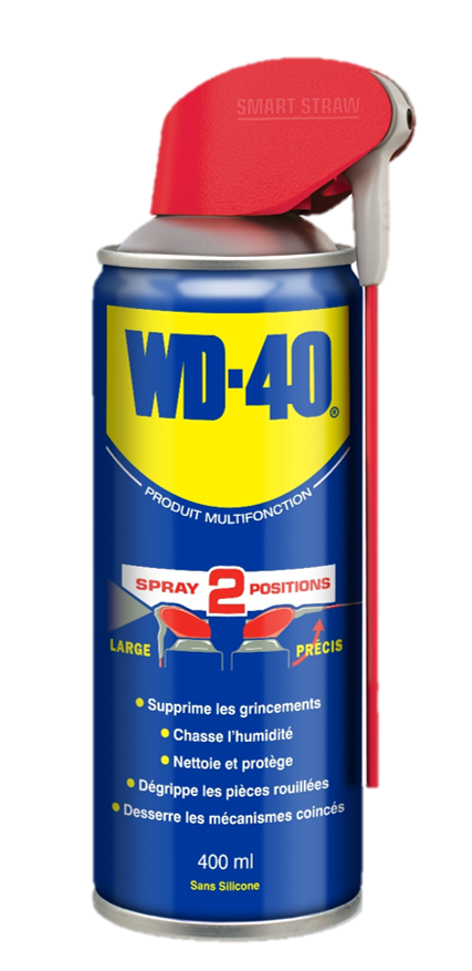 Pack de 30 aérosols WD-40 multi-fonctions, dégrippant, lubrifiant et protecteur anti-corrosion, avec buse Double Position, 400 ml