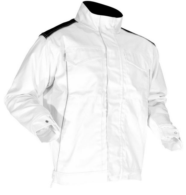 Blouson de travail matelassé blanc Graff résistant