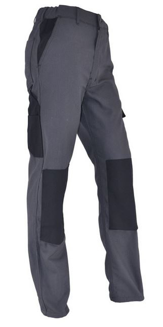 Pantalon de travail Confort Gris/Anthracite avec poches renforcées et coupe ergonomique
