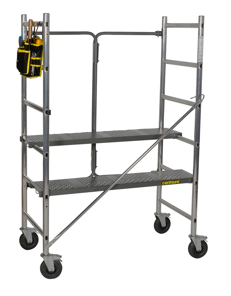 Échafaudage roulant pliant en aluminium Chrono 3, léger et robuste