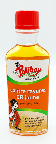 Raviveur et rénovateur bois Poliboy Contre Rayures jaune 100 ml