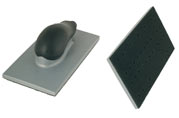 Cale aspirante auto-agrippante 32 trous grise 115x230mm pour ponçage manuel avec extraction de poussière.