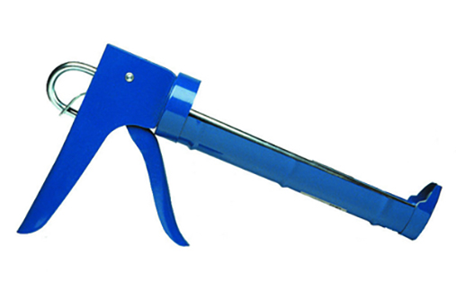 Pistolet Extrudeur Métal à Berceau robuste pour cartouches de mastic et silicone.