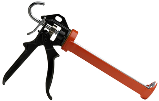 Pistolet extrudeur qualité professionnelle robuste en métal pour cartouches de mastic et silicone