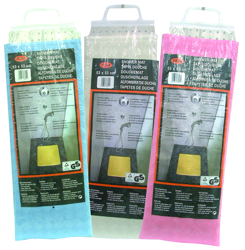 Tapis de Douche 53 x 53 cm Sachet Accrochable
