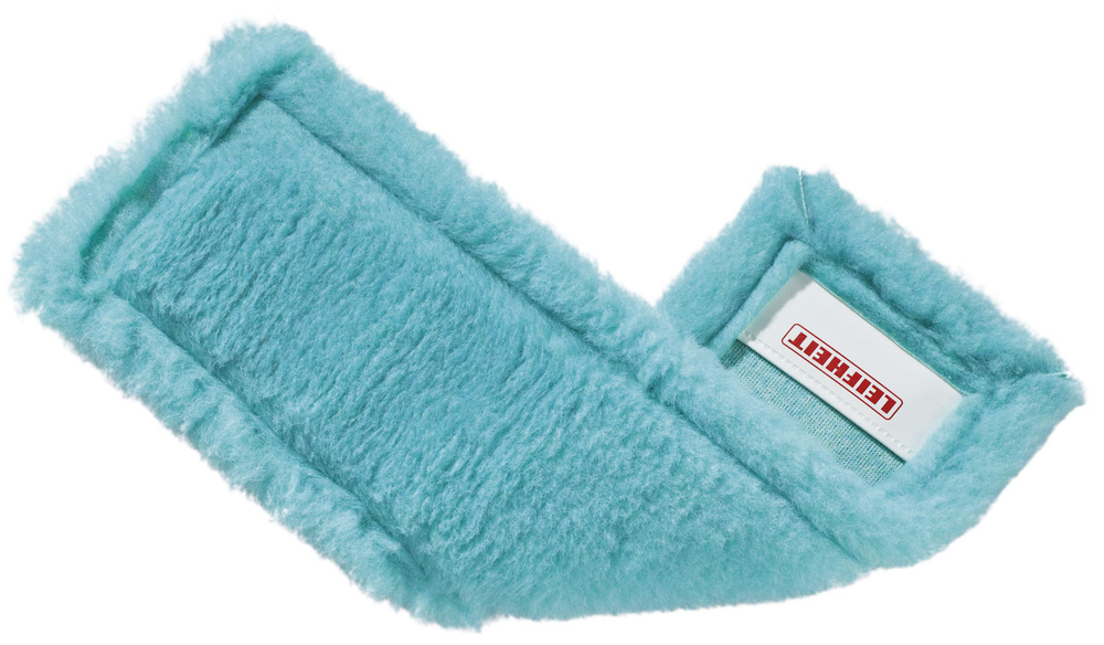 Housse de rechange microfibre blanche pour lave-sol Profi XL Static Plus, capte la poussière et les poils d'animaux