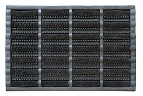 Tapis gratte-pieds Coco et Picots Caoutchouc pour extérieur, 40 x 60 cm