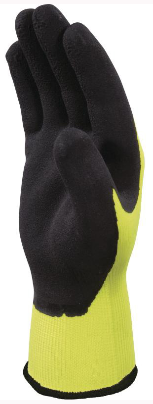 Paire de Gants Confort Tricot Enduit Latex Apolon Jaune Sachet de 6