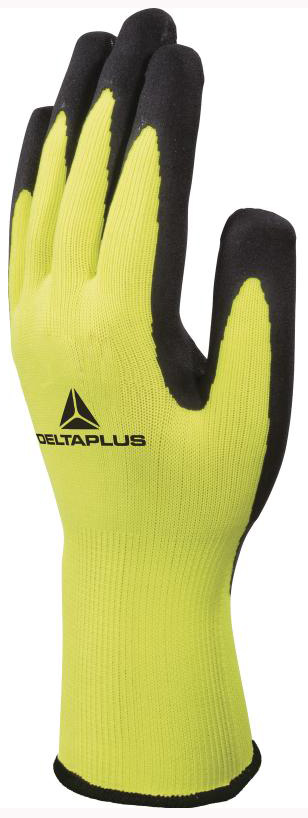 Paire de Gants Confort Tricot Enduit Latex Apolon Jaune Sachet de 6
