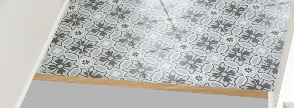 Seuil de jonction en chêne Tronçais pour parquet bois