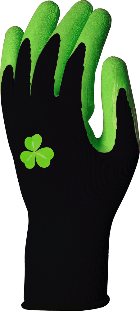 Paire de Gants de Jardin Tricot Latex Vert sur Carte