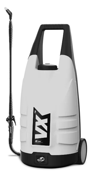 Pulvérisateur électrique sur batterie VX 20 ALKA 20L pour la pulvérisation professionnelle de fluides dans le bâtiment.