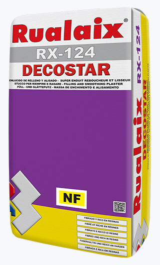 Enduit de rebouchage en poudre Décostar RX-124, boîte 1 kg pour murs intérieurs