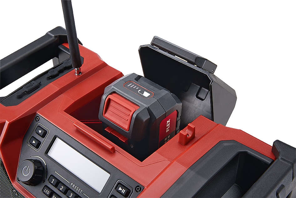 Radio de Chantier Sans Fil Digitale 10.8/18.0V