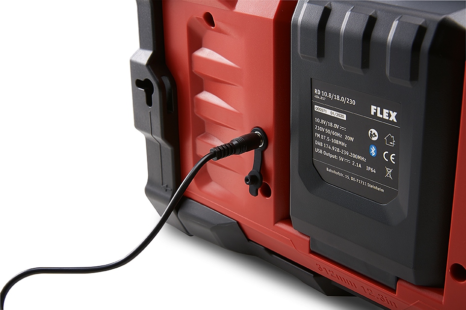 Radio de Chantier Sans Fil Digitale 10.8/18.0V