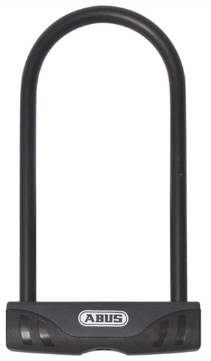 Antivol anse ronde en U à clé Facilo noir 230 mm