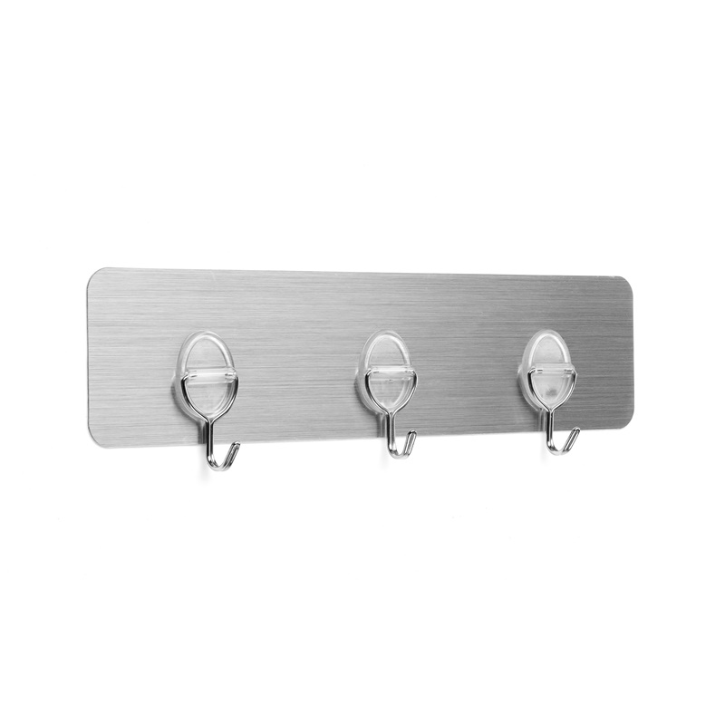 Crochet Adhésif Réutilisable Inox (x3)