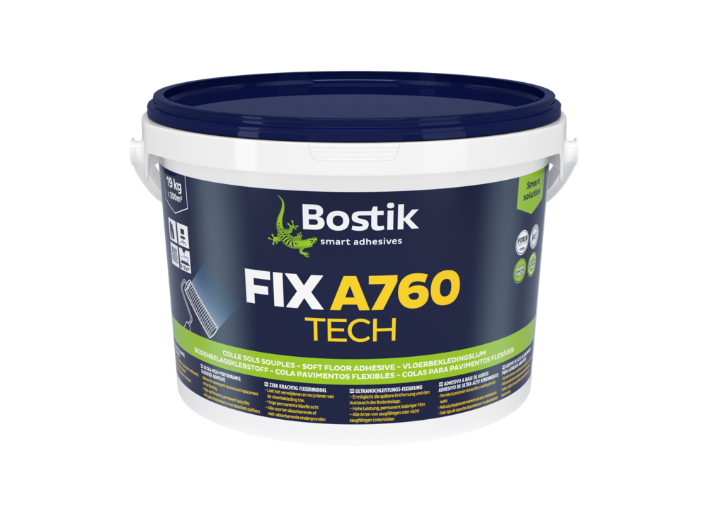Colle PVC professionnelle pour sols Fix A760 Tech 19 kg en pot