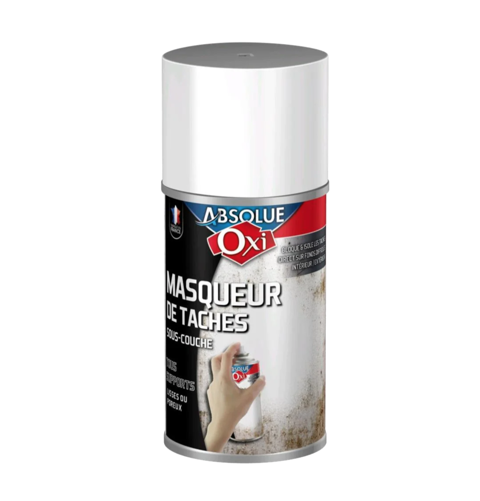Aérosol de peinture sous-couche masqueur de taches blanc 300 ml pour une couverture optimale