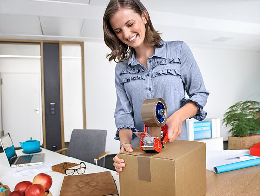 Emballer - Fermeture Carton EcoLogo Marron 40 m x 50 mm