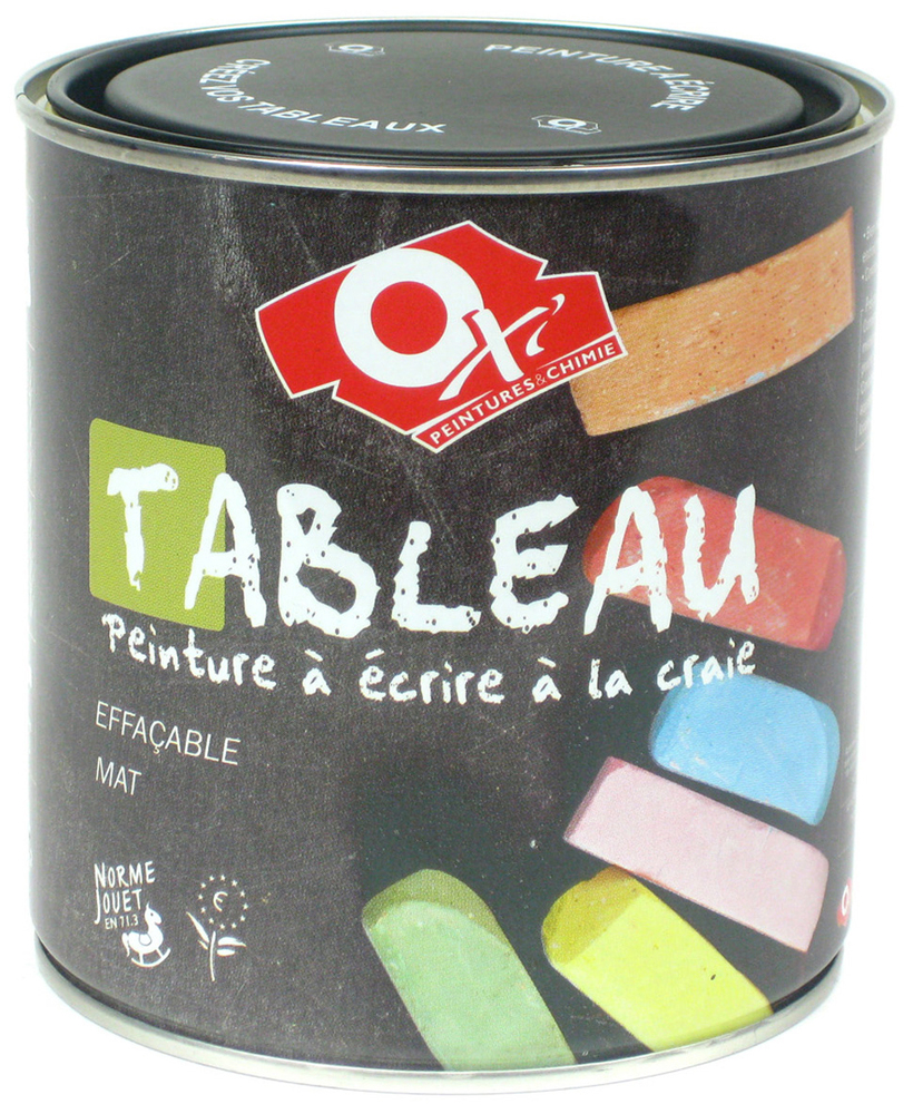 Peinture Mat à Tableau 500 ml pour réaliser un tableau noir
