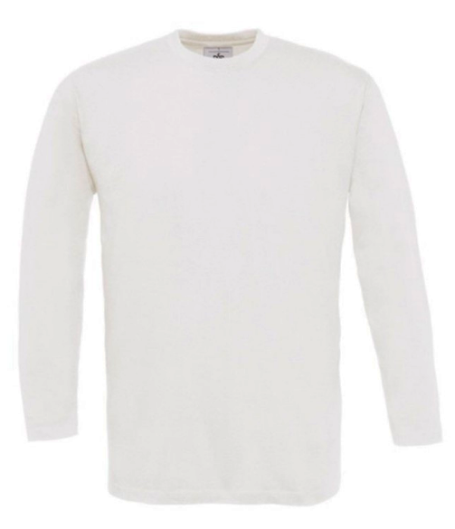 Tee-Shirt Manches Longues Blanc, vêtement de travail robuste et confortable